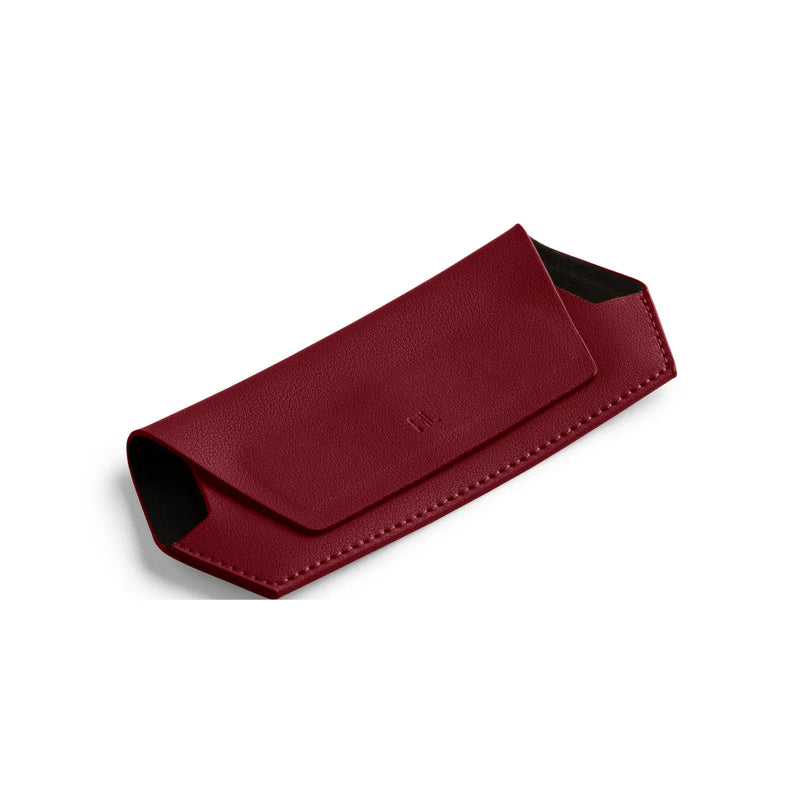 Fox and Leo glasses case - Burgundy