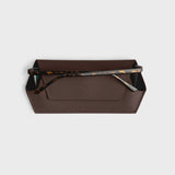 Fox and Leo glasses case - Chocolate