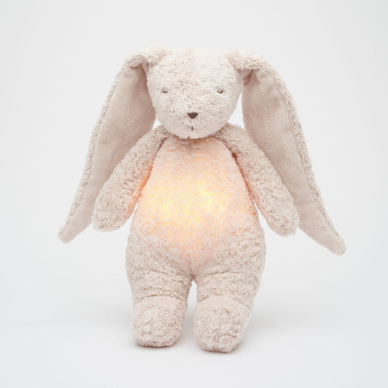 Moonie 2.0 - Rose The Organic Humming Bunny with Lamp
