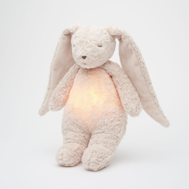 Moonie 2.0 - Rose The Organic Humming Bunny with Lamp