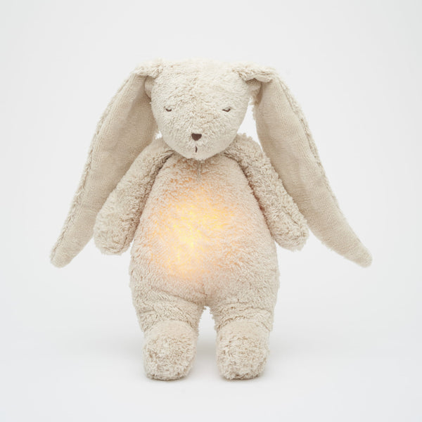 Moonie 2.0 - Sand The Organic Humming Bunny with Lamp