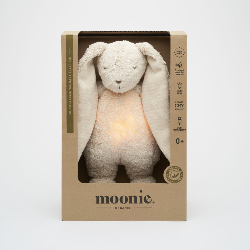 Moonie 2.0 - Sand The Organic Humming Bunny with Lamp