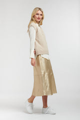 Shine Your Way Skirt - Old Gold