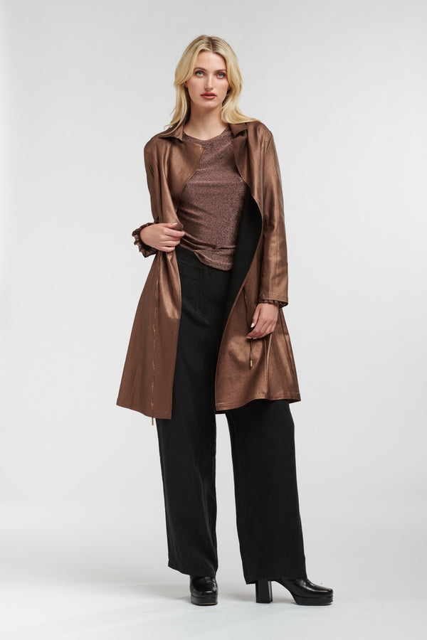 Shine Your Way Trench - Copper