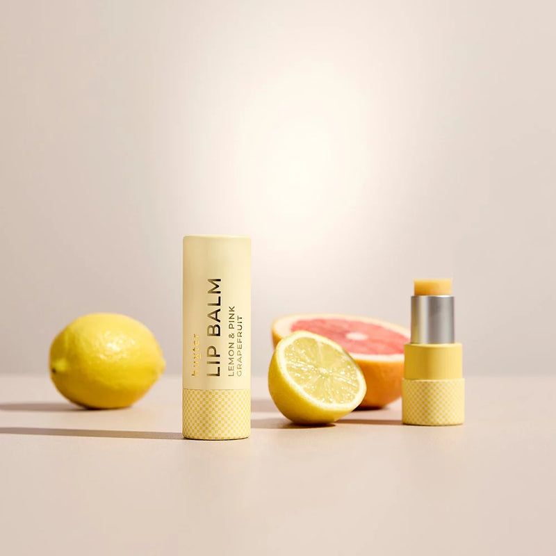 Lip Balm - Lemon & Pink Grapefruit - Pale Yellow - 9gm