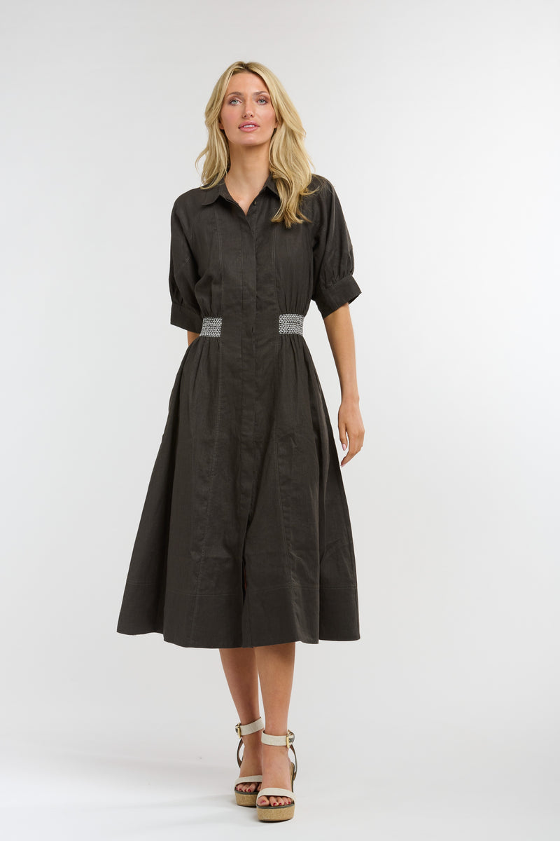 Peggy Dress - Carob