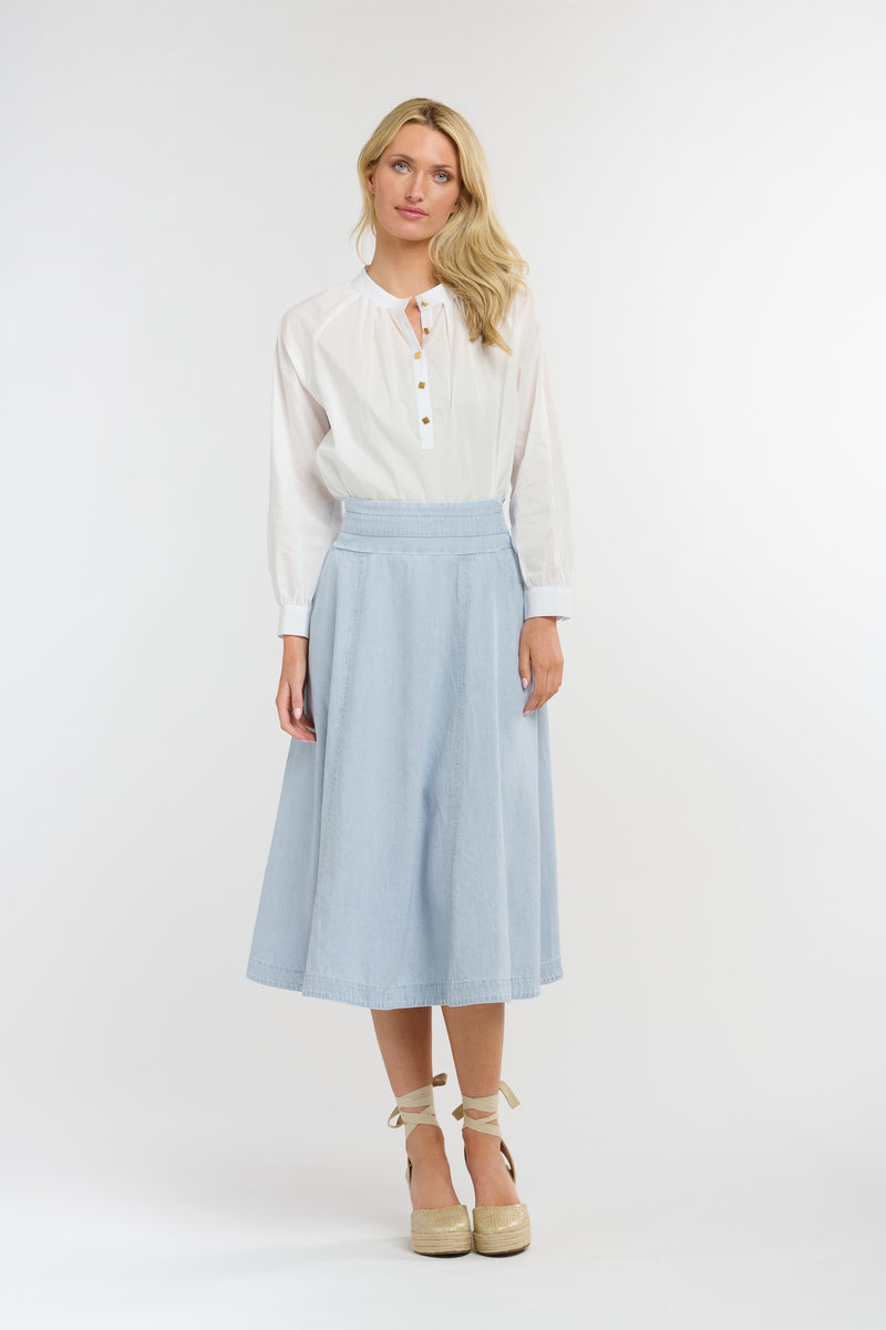 Dakota Denim Skirt - Light Wash