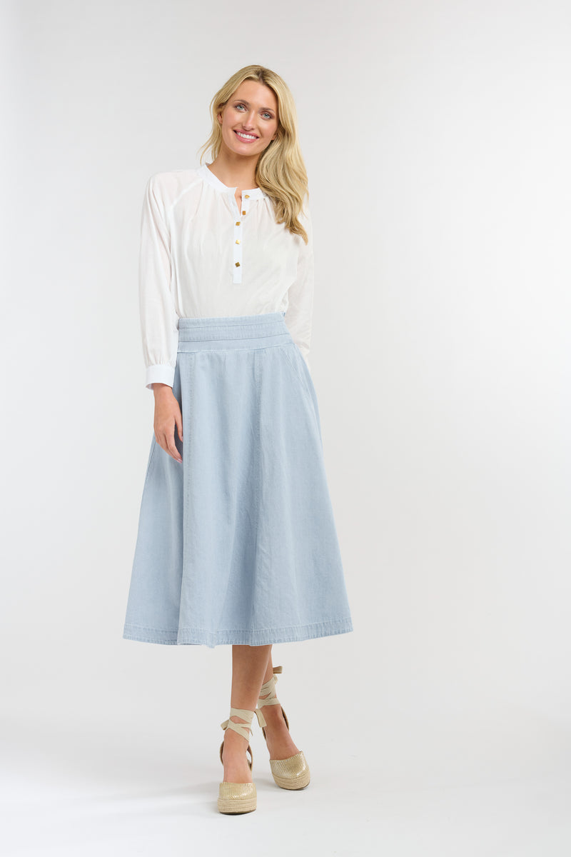 Dakota Denim Skirt - Light Wash