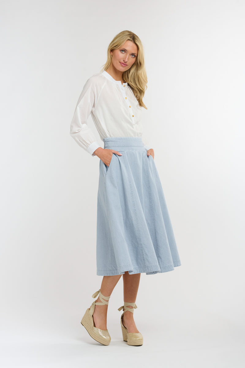 Dakota Denim Skirt - Light Wash