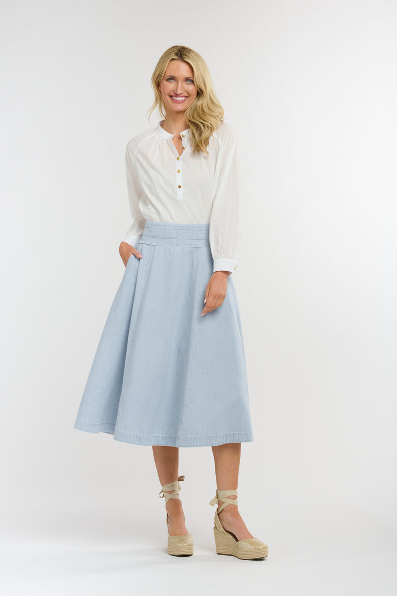 Dakota Denim Skirt - Light Wash