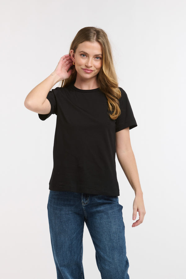 Crew Neck Tee - Black