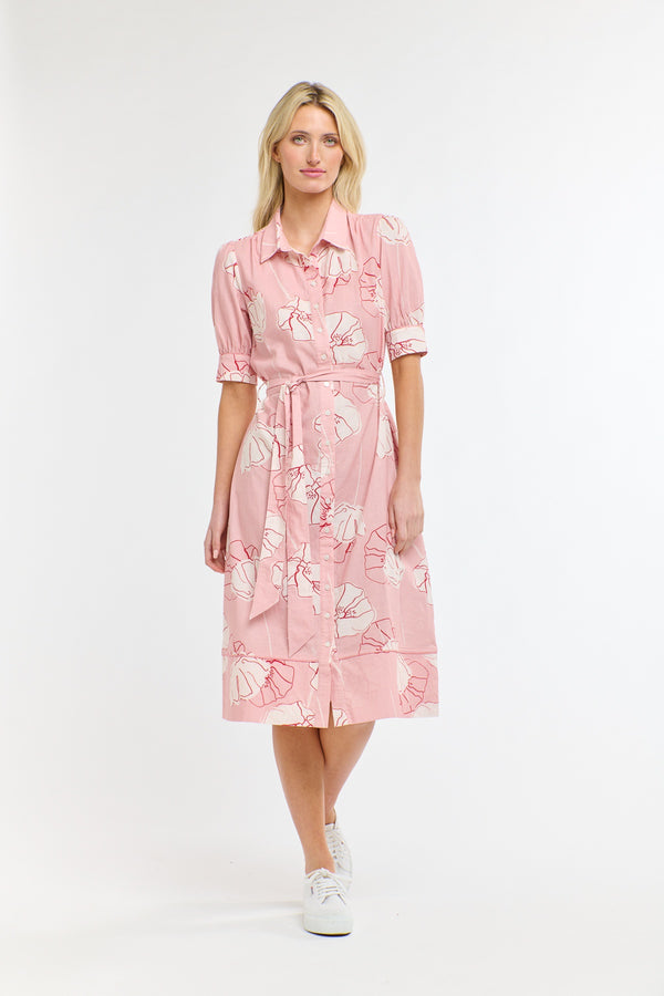 Freya Dress - Poppy Print