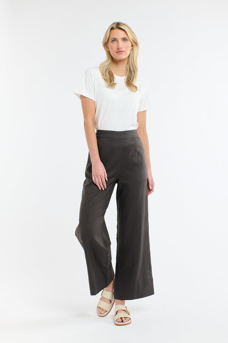 Paradise Linen Pant - Carob