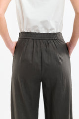 Paradise Linen Pant - Carob