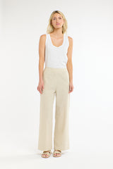 Paradise Linen Pant - Natural