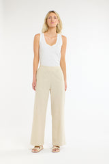 Paradise Linen Pant - Natural