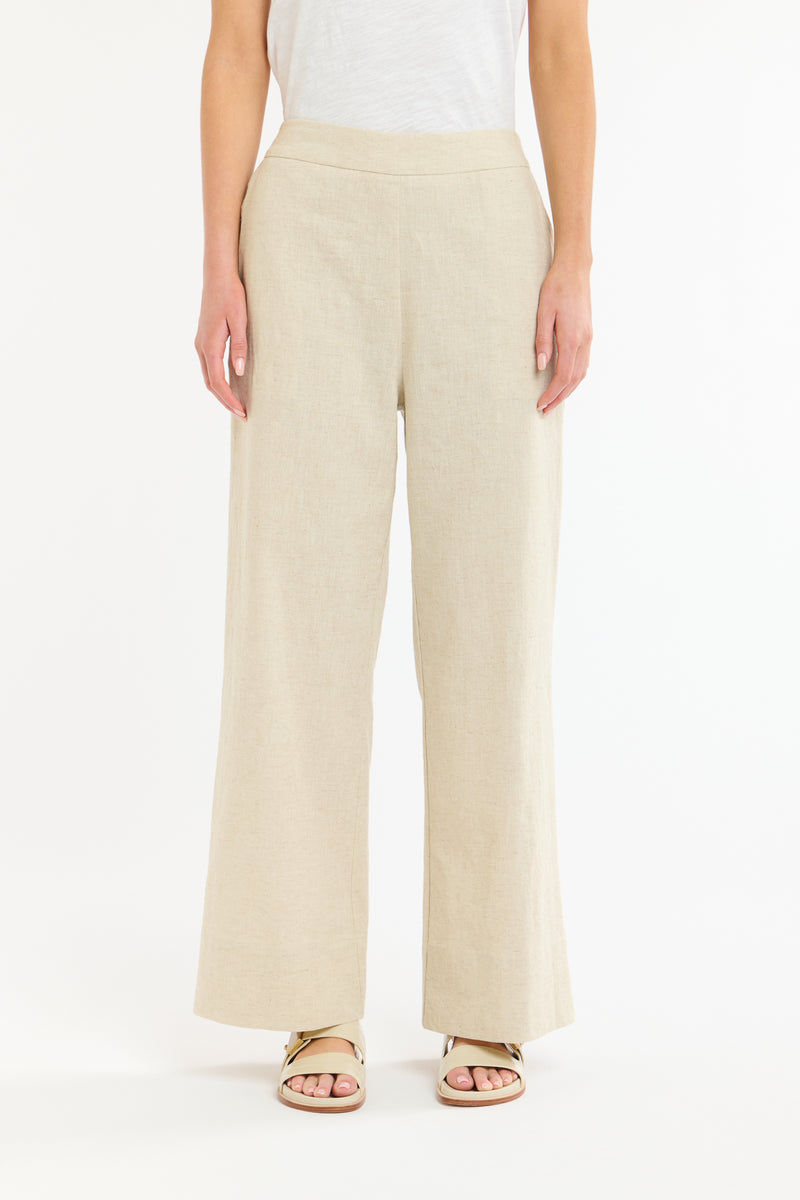 Paradise Linen Pant - Natural