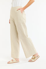 Paradise Linen Pant - Natural