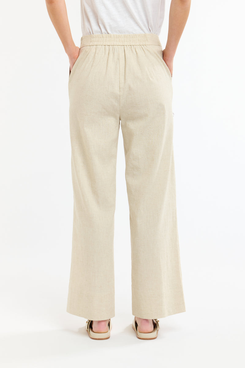 Paradise Linen Pant - Natural