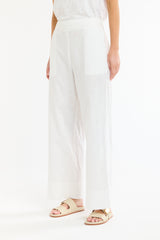 Paradise Linen Pant - White