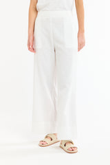 Paradise Linen Pant - White