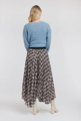 Westwood Check Skirt - Blue/Brown