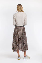Westwood Check Skirt - Black/Brown
