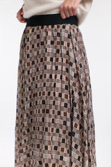 Westwood Check Skirt - Black/Brown
