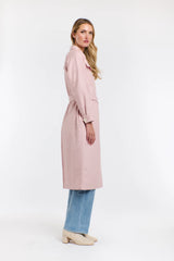 Erica Trench Coat - Cherry Blossom Pink