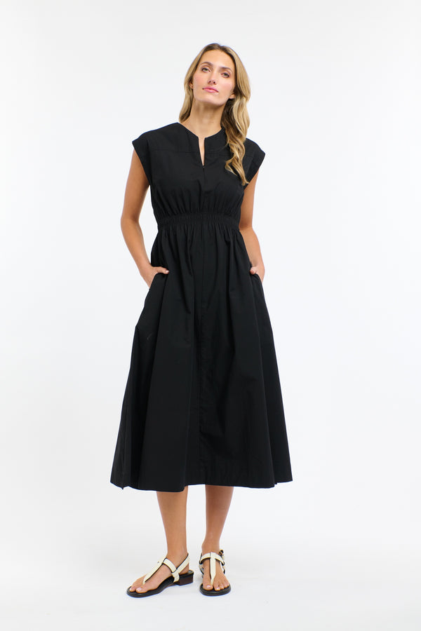 Cooper Cotton Dress - Black