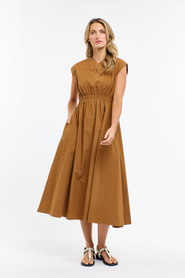 Cooper Cotton Dress - Butterscotch