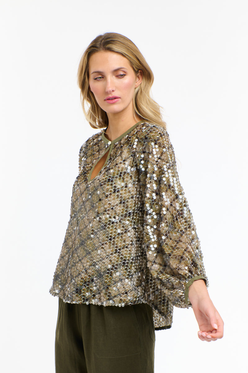 Medusa Top - Khaki
