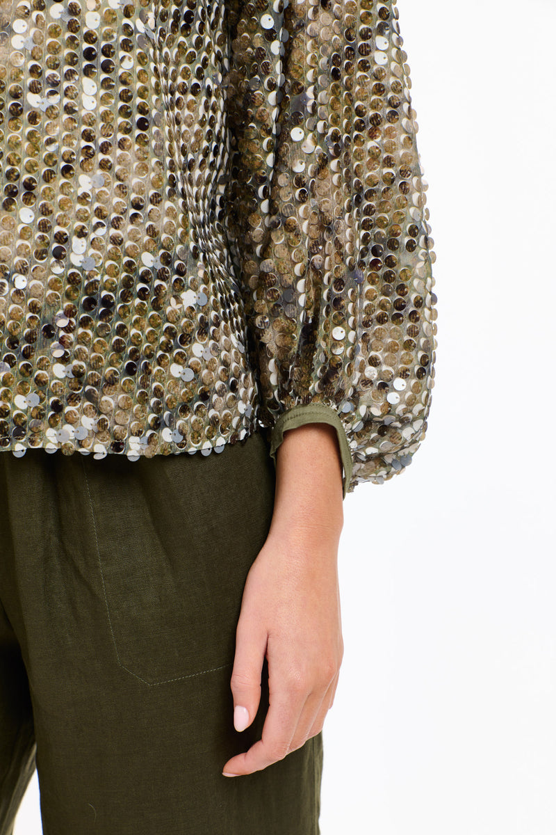 Medusa Top - Khaki