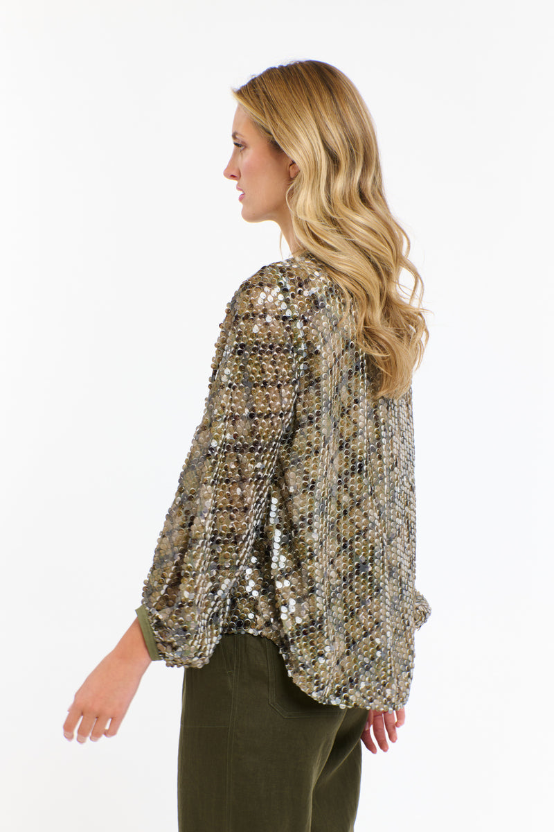 Medusa Top - Khaki