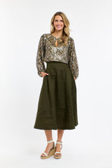 Medusa Top - Khaki