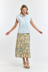 Gigi Shirt - Powder Blue