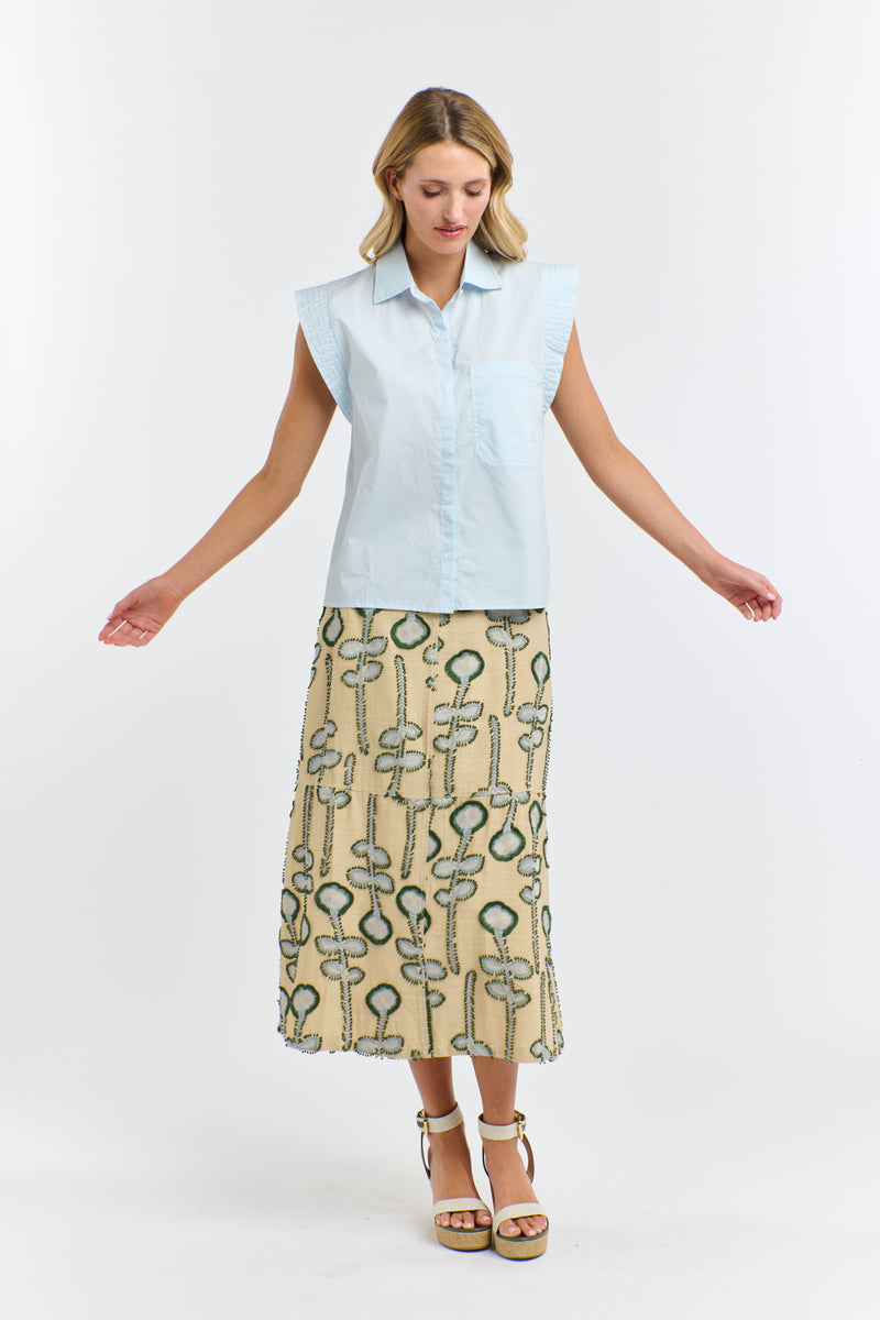 Gigi Shirt - Powder Blue