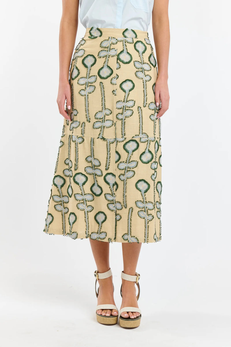 Eden Embroidered Skirt