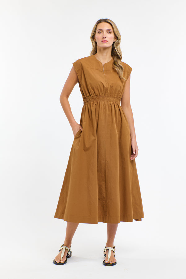 Cooper Cotton Dress - Butterscotch