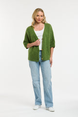Kimono Cardi - Olive Green