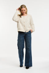 Popcorn Cardi - Oatmeal