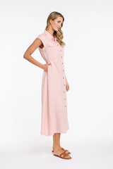 Sloane Sleeveless Dress - Pink
