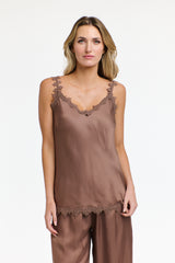 Sterling Satin Cami - Coco