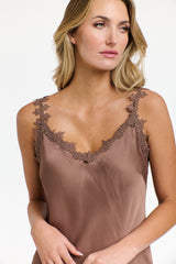 Sterling Satin Cami - Coco