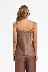 Sterling Satin Cami - Coco