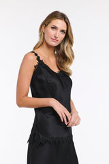 Sterling Satin Cami - Black