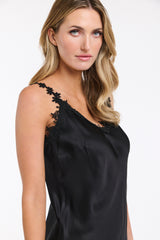 Sterling Satin Cami - Black