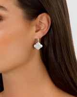 Moroccan Hook Earrings Silver