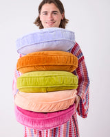 Pear Velvet Pea Cushion