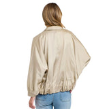 Ryder Satin Jacket - Beige